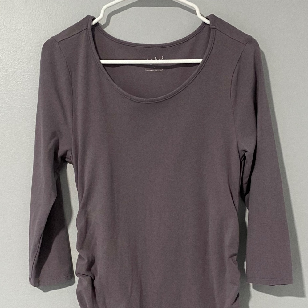 Ingrid & Isabel Purple Maternity Dress